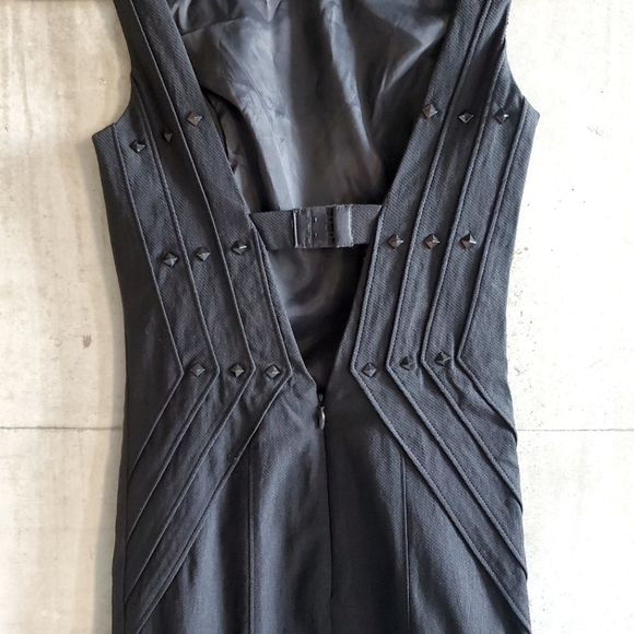 Bebe / Little Black Dress with Open Back Detail / Size 0 - Picture 4 of 7